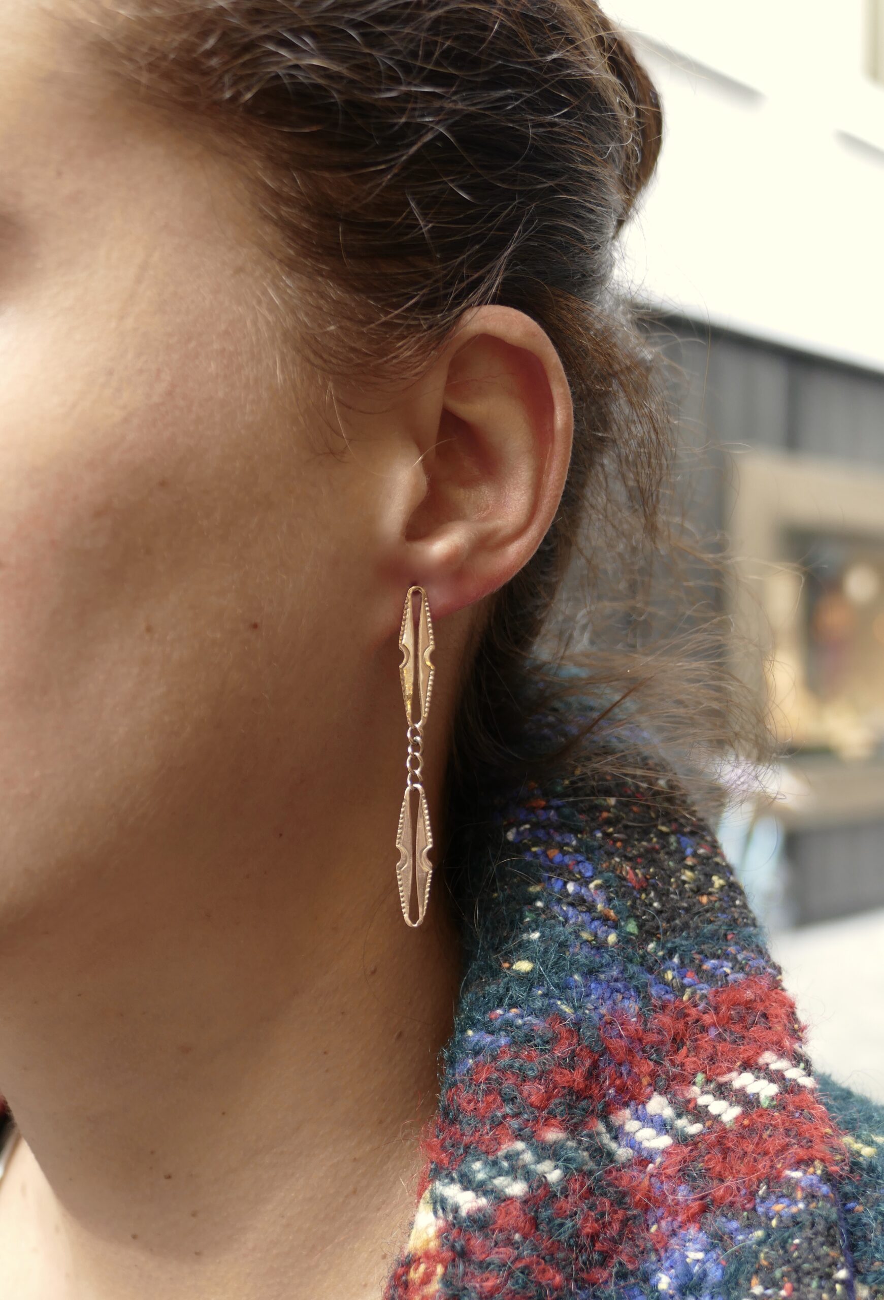 Antike Ohrringe Rosegold Michele Ebinger Jewels