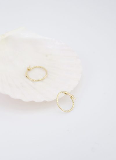 Iris Twisted Hoop Earrings Charlet