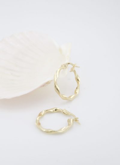 Twisted Hoop Earrings